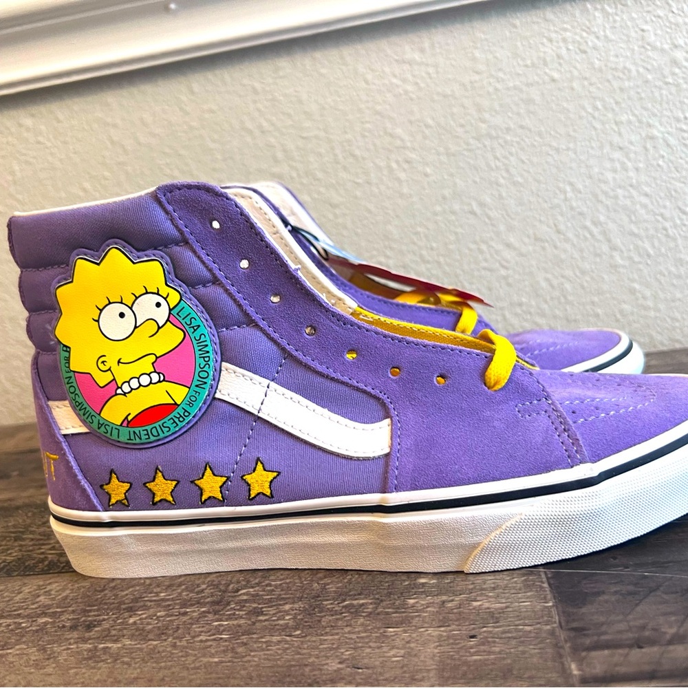 Lisa Simpson Vans SK8-Hi (New Without Box) 9W/7.5M